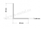 Cornier zincat 20x20x3 mm 1
